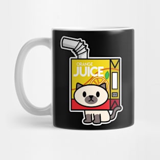 Orange Juice Cat Mug